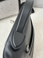 2424 mini 21cm volupto Swift CK89 Noir silver hardware