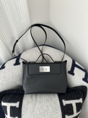 2424 mini 21cm volupto Swift CK89 Noir silver hardware