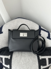 2424 mini 21cm volupto Swift CK89 Noir silver hardware