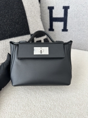2424 mini 21cm volupto Swift CK89 Noir silver hardware