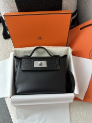 Kelly 2424 Mini 21cm Volupto Matte Alligator Bag