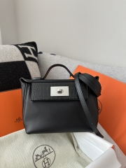 Kelly 2424 Mini 21cm Volupto Matte Alligator Bag