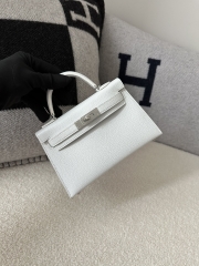 Kelly mini II  evercolor CK01  Blank silver hardware