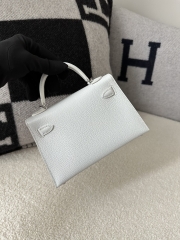 Kelly mini II  evercolor CK01  Blank silver hardware