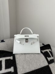 Kelly mini II  evercolor CK01  Blank silver hardware