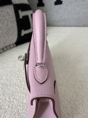 Kelly mini II evercolor X9  Mauve sylvestre silver hardware