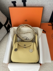 Lindy mini Tc Clemence 1Z Jaune poussin silver hardware