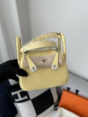 Lindy mini Tc Clemence 1Z Jaune poussin silver hardware