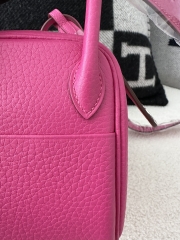 Lindy mini Tc Clemence  5R Rose Shocking silver hardware
