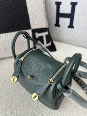 Lindy mini Tc  Clemence  6O Vert cypres  Gold  hardware