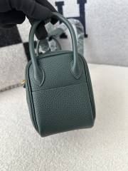 Lindy mini Tc  Clemence  6O Vert cypres  Gold  hardware