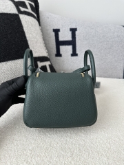 Lindy mini Tc  Clemence  6O Vert cypres  Gold  hardware