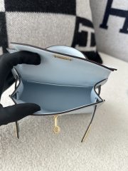 Kelly mini II epsom T0 Blue brume Gold hardware