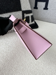 Kelly pochette 22cm  Swift X9  Mauve sylvestre  Gold hardware