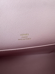 Kelly pochette 22cm  Swift X9  Mauve sylvestre  Gold hardware