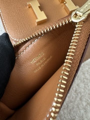 Constance slim epsom  CC37 Gold  gold hardware