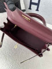 Kelly 28cm box   CC55 Rough H  Gold hardware