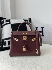 Kelly 28cm box   CC55 Rough H  Gold hardware