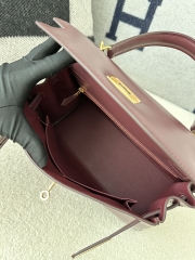 Kelly 28cm box   CC55 Rough H  Gold hardware