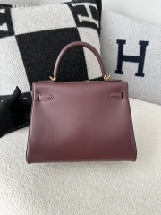 Kelly 28cm box   CC55 Rough H  Gold hardware