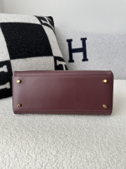 Kelly 28cm box   CC55 Rough H  Gold hardware
