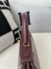 Kelly 28cm box   CC55 Rough H  Gold hardware