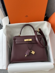 Kelly 28cm box   CC55 Rough H  Gold hardware