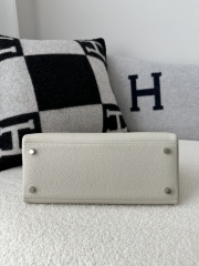 Kelly 28cm togo 8L Beton silver hardware