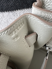 Kelly 28cm togo 8L Beton silver hardware