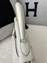 Kelly 28cm togo 8L Beton silver hardware