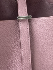 Picotin lock 18cm  ClemenceX9 Mauve sylvestre silver hardware