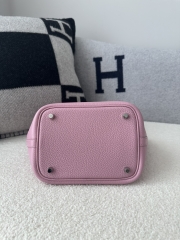 Picotin lock 18cm  ClemenceX9 Mauve sylvestre silver hardware