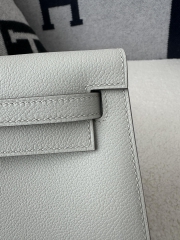 Kelly danse 22cm evercolor 80 Pearl Grey silver hardware