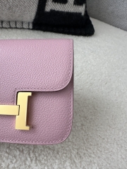 Constance slim evercolor  X9 Mauve sylvestre Gold hardware