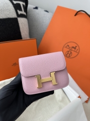 Constance slim evercolor  X9 Mauve sylvestre Gold hardware