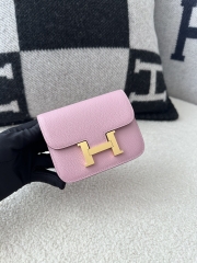 Constance slim evercolor  X9 Mauve sylvestre Gold hardware
