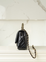 Chanel 24B Flap Bag with Chunky Chain Handle