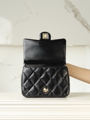 Chanel 24B Flap Bag with Chunky Chain Handle