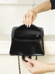 Chanel 24B Flap Bag with Chunky Chain Handle
