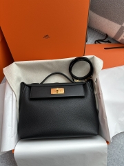 Kelly 2424 29cm Togo Swift Leather Bag