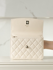 Chanel 25C Mini Backpack Early Spring Creamy White