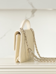 Chanel 25C Mini Backpack Early Spring Creamy White