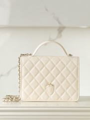 Chanel 25C Mini Backpack Early Spring Creamy White