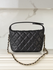 Chanel 25c Early Spring New款 Lunch Box Bag Black Gold