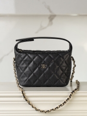 Chanel 25c Early Spring New款 Lunch Box Bag Black Gold