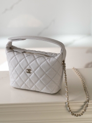 Chanel 25c Spring New Lunch Box Bag Grey