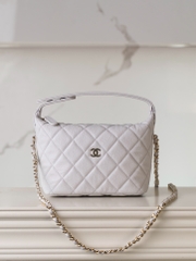 Chanel 25c Spring New Lunch Box Bag Grey
