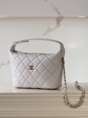 Chanel 25c Spring New Lunch Box Bag Grey