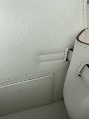 Kelly Danse 22cm Jump Dance Bag Swift Calfskin M4 Gris Pale