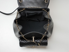 CHANEL 24p Duma Black Large Backpack